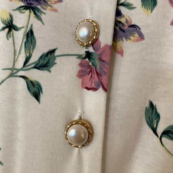 Vintage 1980's Stuart Alan Blouse & Pocketed Skirt Set. - Picture 4 of 10